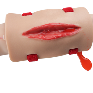 Module de simulation de traumatisme pour la pratique des plaies, modèle d'entraînement aux premiers secours pour la pratique hémostatique, plaie par couteau - Product Image 1