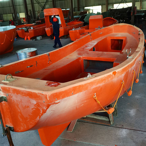 Bateau de sauvetage ouvert en FRP pour rivière, 5,5-9,0 m, orange, pour 10-72 personnes, moteur 24 CV, 6+ nœuds, pour collecte de personnes maritimes - Product Image 4