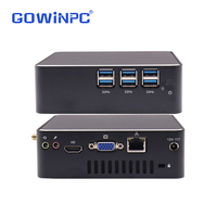 Mini PC Gowinpc Intel Core I7/i5/i3 6.ª/7.ª/8.ª Generación, Windows 10/11, SSD Dual, para Pantalla Doble, Computadora de Escritorio para Negocios