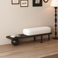 Banco de Metal Minimalista de Estilo Francés para el Salón, Banco Largo para Cambiar Zapatos, Taburete Bajo, Muebles para el Salón
