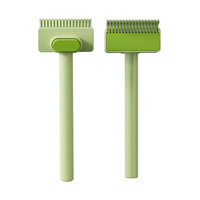 Brosse démêlante NOVIPET pour chien et chat, outil de toilettage, brosses lissantes, poils rétractables doux pour la peau, faciles à nettoyer