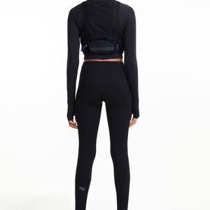 Fitness sports dames taille haute leggings pantalons de yoga à la traîne pour femme - Product Image 6