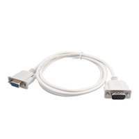 Cable de serie RS232 DB9, RS-232, convertidor macho a hembra