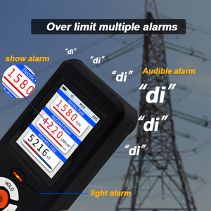 MUFASHA Détecteur <span class=keywords><strong>de</strong></span> rayonnement électromagnétique portatif Testeur <span class=keywords><strong>de</strong></span> champ électrique et magnétique numérique rechargeable EM101 - Product Image 5