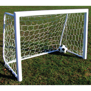 Par de Mini Porterías de Fútbol Barret de 1.5x1m, Tubo de Acero de 80mm, Redes Incluidas, Equipo de Entrenamiento - Product Image 1