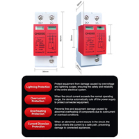 CHOSO CSPD-40 1000V DC Parafoudre 2P 40kA T2 Dispositif de protection contre les surtensions industriel SPD Protection contre la foudre Protecteur de tension Solaire