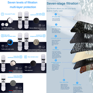 Ajusteur d'<span class=keywords><strong>eau</strong></span> <span class=keywords><strong>alcaline</strong></span> à 7 étages Purificateur d'<span class=keywords><strong>eau</strong></span> Uf <span class=keywords><strong>Alcaline</strong></span> Uf Ultrafiltration Membrane Purificateur d'<span class=keywords><strong>eau</strong></span> Filtre pour la maison - Product Image 4