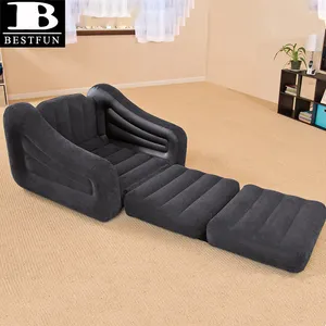 Cadeira inflável de pvc, alta resistência, cadeira, durável, sofá inflável, dobrável, colchão duplo, cama
