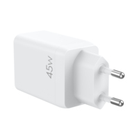 Chargeur USB C 45W 2C1A 3 ports PD à charge rapide, prise murale EU, adaptateur secteur GaN pour téléphone, tablette, ordinateur portable