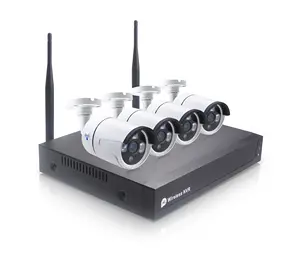 Kit de caméra de sécurité IP Wifi, 2mp, étanche, NVR, fabricant chinois, Kit de vidéosurveillance PST-TWK04BM