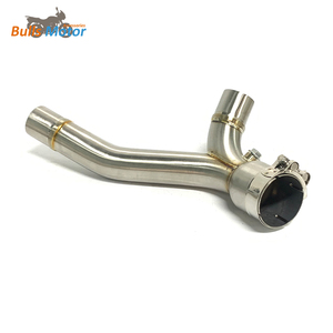 ท่อต่อไอเสียมอเตอร์ไซค์ใต้เบาะสเตนเลส61มม. ท่อเชื่อมกลาง <span class=keywords><strong>GSX</strong></span>-<span class=keywords><strong>R</strong></span> GSXR1000 <span class=keywords><strong>1000</strong></span> K9 - Product Image 2