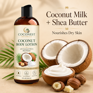<span class=keywords><strong>Lait</strong></span> corporel au <span class=keywords><strong>lait</strong></span> de coco et au beurre de karité, hydratation longue durée 24h, absorption rapide, adoucit les peaux rugueuses et sèches - Product Image 1