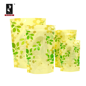 Bolsa con cremallera de pie de calidad alimentaria mate impresa personalizada, embalaje de plástico de fruta reciclable, bolsa reciclable resellable - Product Image 2