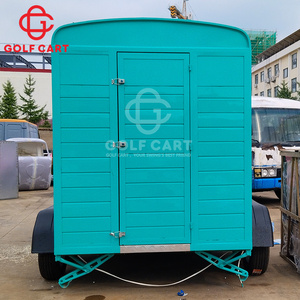 Precio barato Street Mobile Mini Ice Cream Pizza Fast Food <span class=keywords><strong>Van</strong></span> Cart on Wheels Small Food Truck Trailer Horse Trailer para la venta EE. UU. - Product Image 6