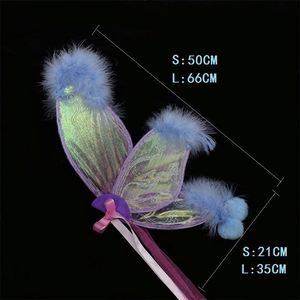 Carnival Party Makeup Costume Props <b>Angel</b> With Led <b>Lights</b> Butterfly Feather Wings - Product Image 2