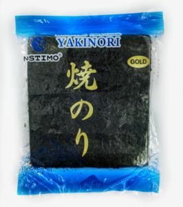 Produit HACCP - Nourriture végétarienne 50 feuilles d'algues grillées <span class=keywords><strong>Sushi</strong></span> Nori en gros - Product Image 1