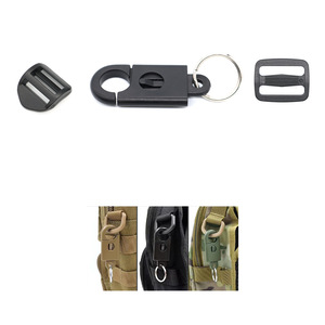 Porte-clés multifonctionnel en plastique pour sac à dos, ceinture, accessoires B052 61MM - Product Image 4