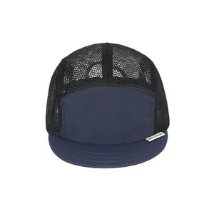 Heren Zomer Mesh Baseballpet Ademende Mesh Outdoor Hardlooppet Lichtgewicht Volledig Mesh Capp Met Rits Aan De Voorkant