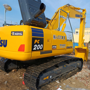 Giappone originale usato <span class=keywords><strong>Komatsu</strong></span> <span class=keywords><strong>Pc200</strong></span>-7 <span class=keywords><strong>Pc200</strong></span>-8 idraulico cingolato escavatore 20Ton grande seconda mano scavatore <span class=keywords><strong>PC200</strong></span> per il settore minerario - Product Image 1
