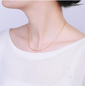 Nhà Sản Xuất Bán Buôn Bạc/Vàng/Vàng Hồng O Shape Cable Chain Rắn 925 Sterling <span class=keywords><strong>Silver</strong></span> Chain Độ Dài Khác Nhau Vòng Cổ - Product Image 6