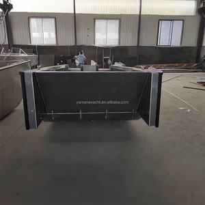 Barco de trabajo plano de aluminio, embarcación de aluminio con lazo para tug, barco grande - Product Image 1