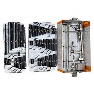 Sistema de Retractor Tubular, Juego Completo de Instrumentos Quirúrgicos Manuales de Acero Inoxidable para Columna Vertebral |   Retractor Quirúrgico Mínimamente Invasivo - Product Image 1