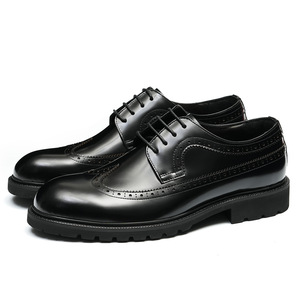 Zapatos Oxford de Cuero Hechos a Mano de Primera Calidad, Estilo Casual de Negocios, Sin Cordones, con Diseño de Parches, para Fiesta, Caminar, para Hombre, Nuevo - Product Image 3