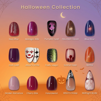 Kit de faux ongles en gel souple faits à la main BTArtbox, de haute qualité, vente en gros, luxe, Halloween, gothique, à presser