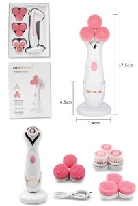 Konka — <span class=keywords><strong>brosse</strong></span> de nettoyage du <span class=keywords><strong>visage</strong></span> 3 en 1, Rechargeable, sonique, 3 roues, rotative, imperméable, nettoyage des pores, massage Spa, épurateur <span class=keywords><strong>Anti</strong></span>-vieillissement 3D - Product Image 6