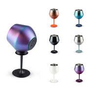 Gobelet à vin rouge classique en acier inoxydable 304 personnalisable, sans BPA, 14 oz, bouteille détachable pour cadeaux d'affaires, cadeaux d'entreprise, tasses