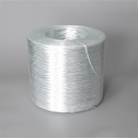 Hilo de Fibra de Vidrio Tipo E 2400tex 4800tex Sin Álcali Direct Roving para Tejido