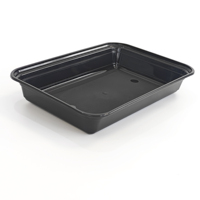 Boîte de nourriture Restaurant to Go 16oz 24oz 28oz 38oz Récipient à emporter rectangulaire en plastique jetable pour aliments