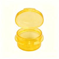 Mini flacon en plastique coloré à couvercle articulé 1g 3g 5g 10g Contenant PP pour emballage cosmétique