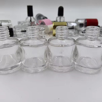 Flacon de vernis à ongles en verre transparent de luxe vide personnalisé de 10 ml et 15 ml, emballage cosmétique en gros