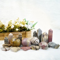 Vente en gros de sphères, tours et sculptures de tortues en jaspe naturel, pierres précieuses artisanales, pour l'ornementation
