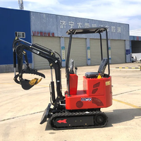 Excavatrice sur chenilles mini-pelle électrique avec marteau hydraulique utilisée pour la ferme de jardin mini-pelle prix