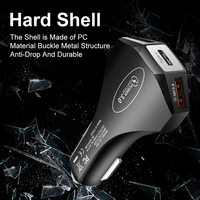 Tren Terbaru Charger Mobil Multi Soket 35W PD Pengisian Cepat USB dan Type-C dengan Proteksi OTP/OVP