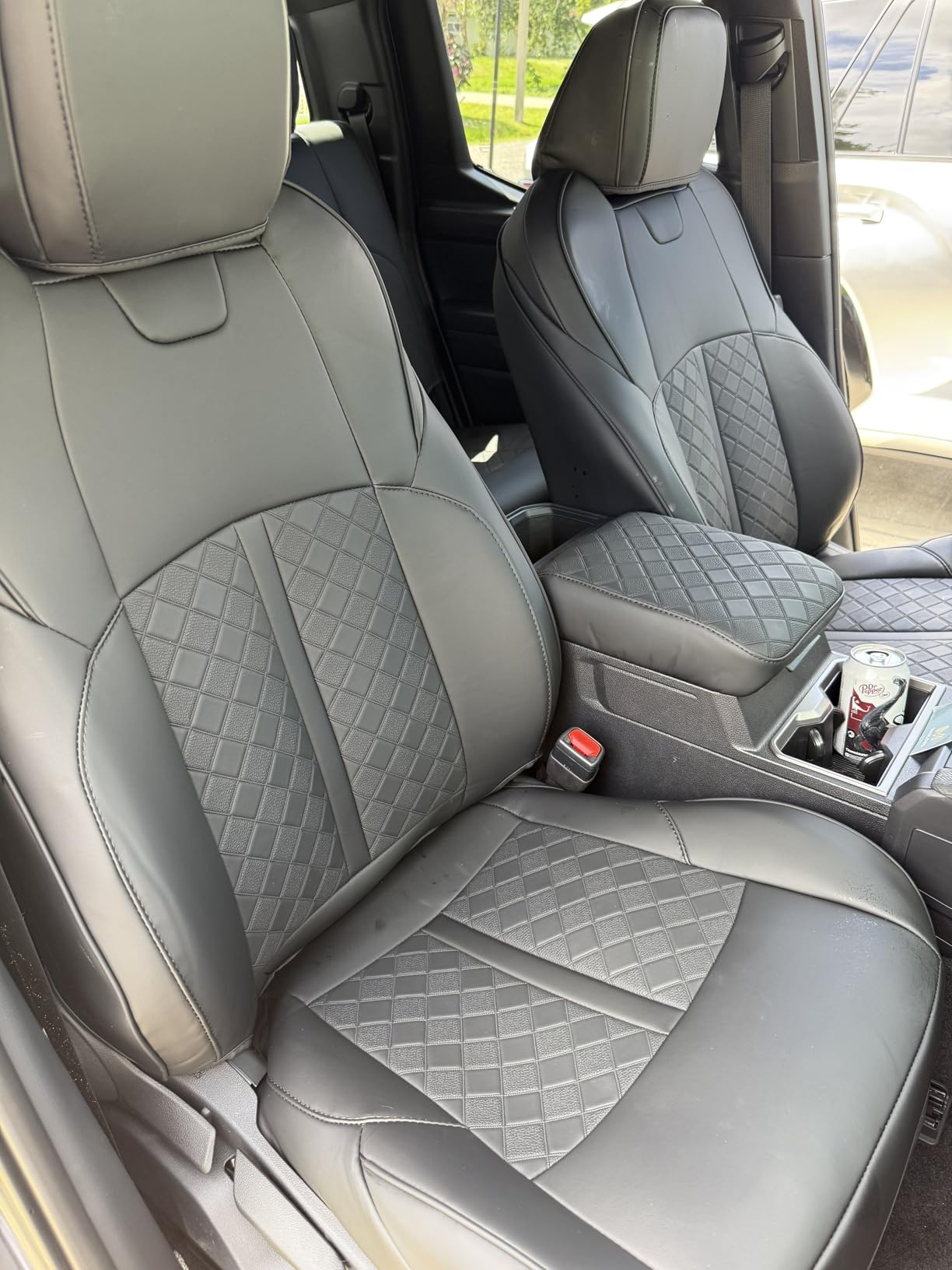 Patrón de diamante (negro-negro)