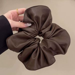 Coleteros de piel sintética para niña, accesorios para el cabello elásticos, supersuaves y plegables, talla XXL - Product Image 4