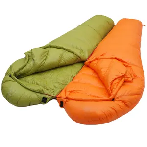 Saco de dormir personalizado para acampar al aire libre, senderismo, para-15 -20 -30