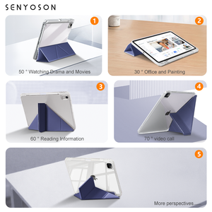 SYX Personnalisé Puissant Attache Magnétique Slim Y Trifold Stand Case pour <span class=keywords><strong>iPad</strong></span> 10th/11th 10.9 Inch Gen Case <span class=keywords><strong>iPad</strong></span> Shell - Product Image 5