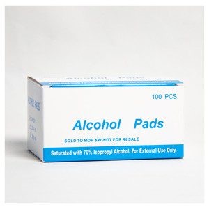 Lingettes alcoolisées OEM IPA 70% à usage médical, emballées individuellement - Product Image 4