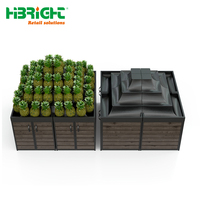 Étagères de supermarché personnalisées Highbright, présentoirs pour légumes frais, table de promotion