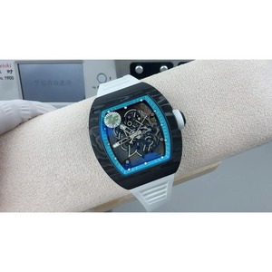 Nuevo Producto en Oferta, Reloj Mecánico Automático de Lujo con Caja de Fibra de Carbono en Forma de Barra y Tourbillon Calado para Hombre - Product Image 1