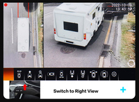 Système de caméra de recul 3D 360° AI pour voiture, étanche IP67, vision nocturne HD 1080P, DVR pour SUV et camion
