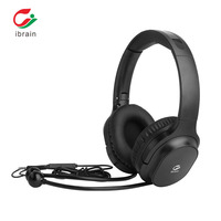 Casque filaire supra-auriculaire Ibrain FC08-C anti-radiation IPX-2 pour le gaming, autonomie de 10 à 15 heures, compatible PC - Vente en gros