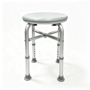 Tabouret de sécurité pour salle de bain en alliage d'aluminium gris 40x9x34cm, chaise de douche antidérapante pour personnes âgées - Product Image 2