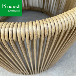Foshan fabbrica <span class=keywords><strong>esterno</strong></span> in alluminio PE Rattan Lounge set comodi mobili <span class=keywords><strong>da</strong></span> <span class=keywords><strong>giardino</strong></span> moderni per uso pranzo e magazzino - Product Image 5
