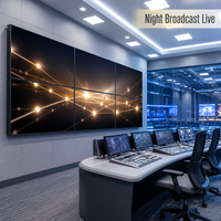 Écran LCD professionnel de 65 pouces avec bordure de 0,88 mm, panneau IPS 4K UHD, luminosité de 700 cd/m², compatible avec les systèmes CMS tiers, vidéo