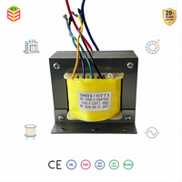 Transformateur basse fréquence 30VA EI133*60, entrée 230V, sorties multiples 27V-197V, monophasé, bobinage en aluminium, avec support